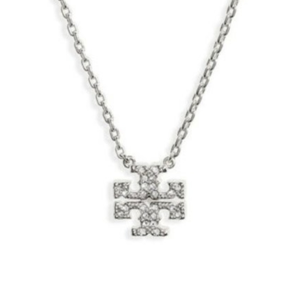 Tory Burch Jewelry - Tory Burch T Logo Crystal Necklace